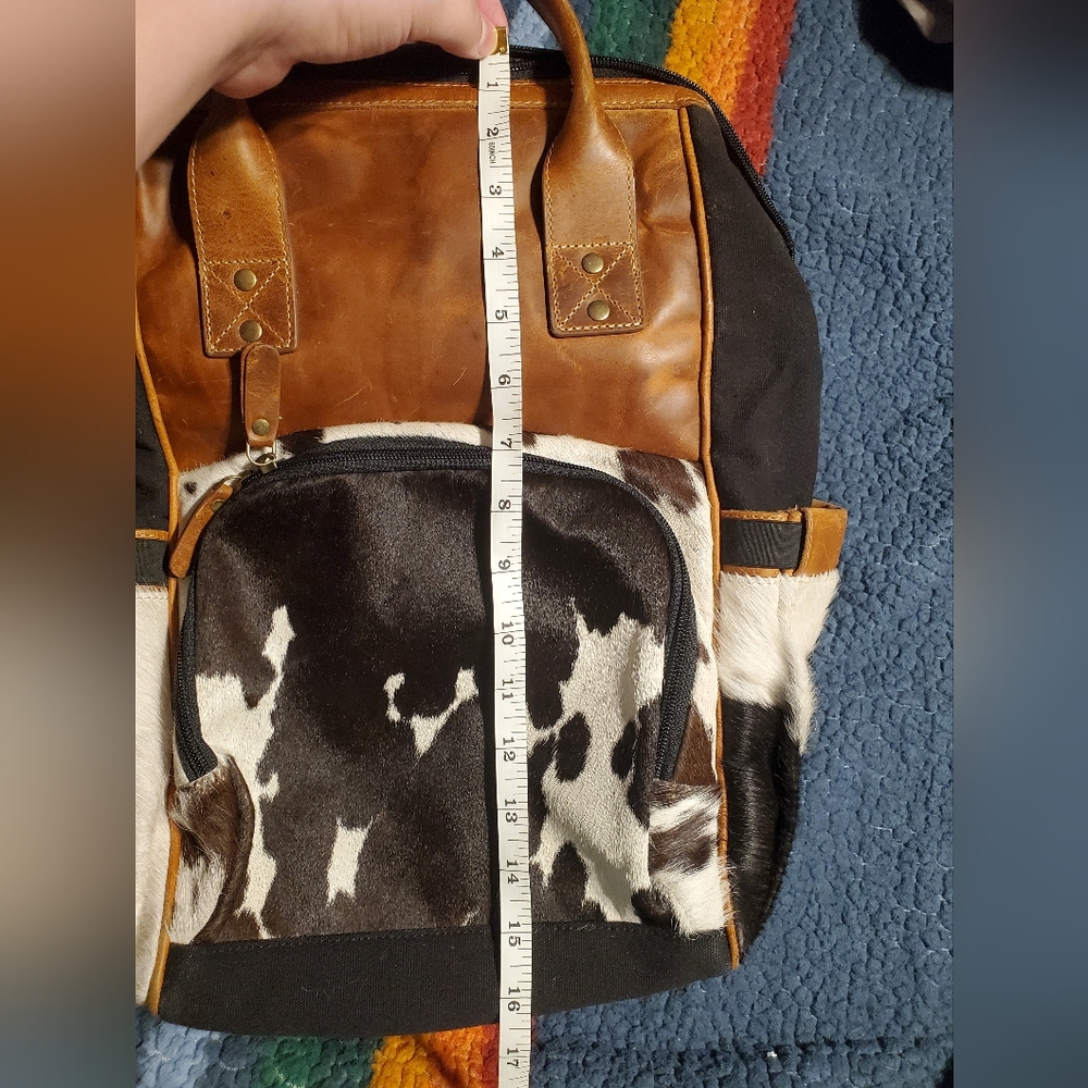 Cowhide Backpack - image 6